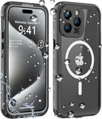 for iPhone 15 Pro Max Case Waterproof, Shockproof Dustproof IP68 Waterproof by Comboproof