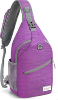 ZOMAKE Sling Bag, Small Crossbody Sling Backpack, Water Resistant Shoulder by ZOMAKE