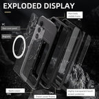 Hllhunkhe for Samsung Galaxy S25 Case, Rugged Full Body Underwater Protective - Image 3