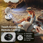 Socool 40000mAh Battery Operated Foldable Fan, Rechargeable Standing Fan - Image 5