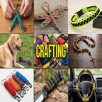Paracord 240lb - Diameter 2mm Micro Utility Cord -3 Strand Parachute Spool Cord - Image 5