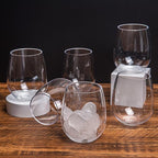 KOXIN-KARLU Classic 18-ounce Acrylic Stemless Wine Glasses, Unbreakable Mixed - Image 5
