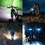 Suruid Super Bright LED Bike Light, USB Rechargeable Bicycle Headlight - Image 8