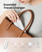 Fast Charging Power Bank, USB C Portable Charger Built-in Cables and Wall Plug - Image 5