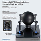 ARKON Mounts - Car Phone Holder | Secure Grip | Heavy Duty | Drill Base Car - Image 4