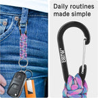 EOTW Paracord Keychain for Men Women Paracord Carabiner Backpack Keychain - Image 3