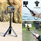 Mini Selfie Stick Tripod for GoPro Hero 13 12 11 10 9 8, Portable Handle Grip - Image 3