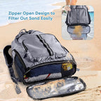 Large Beach Backpack Waterproof Sandproof - Image 3