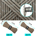 VVAAGG Reflective Paracord Rope 100FT, 7 Strand Nylon para Cord Lanyard Utility - Image 4