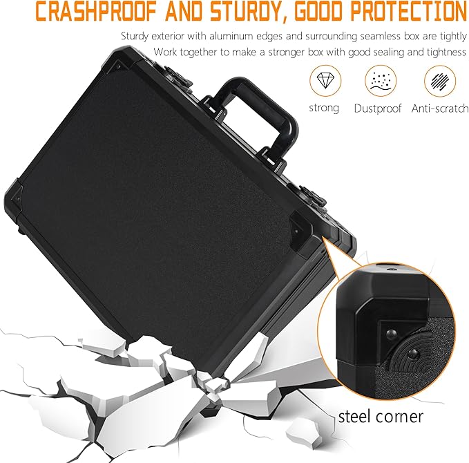 17 Inch Aluminum Carrying Case 17 X 12 X 6 Inch Ideal - Image 7