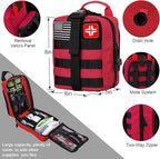 LUXMOM Emergency Survival Kit and First Aid Kit, Gift - Image 2