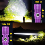 Rechargeable Tactical Flashlights, High Lumens Small Mini USB-C LED Flashlight - Image 6