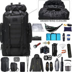Hiking Backpack for Men 70L/100L Camping Backpack Military Rucksack Molle 3 - Image 4