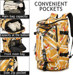 Gym Duffle Bag Waterproof black Laptop Backpack Suitable - Image 3