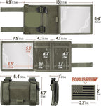 LIVANS Map Case Tactical Arm Sleeve QB Wristband Map Pouch Tactical Armband - Image 7