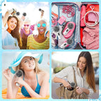 Rossesay 1 Pcs Mini Portable Fan Bulk Cute Handheld Lightweight Small Little - Image 6