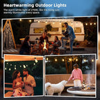 FOOMAN LED Outdoor String Lights, 300FT Outside Waterproof Patio Lights - Image 8
