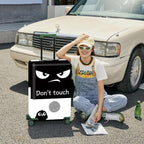 ANNA QUEEN Funny Don't Touch Luggage Cover, Stretchable Suitcase Protector - Image 4