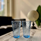 KLIFA- RIPPLE- 22.5 ounce, Acrylic Highball Drinking Glasses Cups, Stackable - Image 5