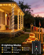 MERRIMAX M Solar Rope Lights Outdoor, 72FT 200LED Solar String Lights - Image 5