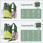 BECOJADDE 15L Small Hiking Backpack - Image 4