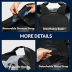 Haimont Waterproof Backpack Roll Top Dry Bag Kayak Dry Backpack IPX7 - Image 3