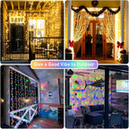 JMEXSUSS 300LED Dual Color Changing Curtain Lights - Image 6