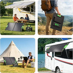 EBL 100 Watt Solar Panel, Foldable Solar Charger - Image 7