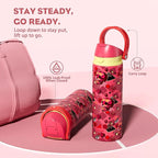 POWCAN 24 oz Insulated Skull Water Bottle: 2-in-1 Lid - Image 4