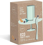 Knork Eco Party Bundle, Appetizer Plate, Party Cup, Party Utensils, 5 Piece Set - Image 2