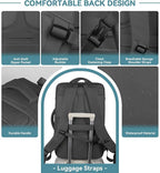 AREYTECO Travel Backpack, 50L Expandable Extra Large Laptop Backpack, Carry On - Image 4