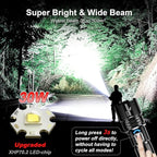 Flashlight 10000 High Lumens Rechargeable - 30W Super Bright LED Flash Light | - Image 2