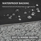 Tirrinia Large Waterproof Outdoor Blanket, Soft Warm Windproof Stadium Blanket - Image 2