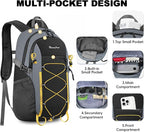 Seektop 20L Foldable Waterproof Hiking Backpack, Ultralight Small Lightweight - Image 4