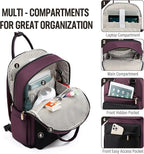 LOVEVOOK Laptop Backpack for Women 15.6 Inch Laptop Bag - Image 2