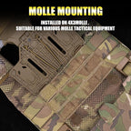 Zhongren Tactical Plate Carrier Vest Attachments Universal Phone Chest Mount - Image 7