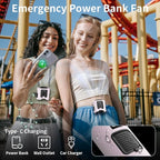 Socool 14500mAh Portable Waist Fan Clip on Belt 360 Rotation Wearable - Image 6