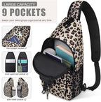 Pritent Crossbody Bags for Women Men Trendy Sling Bag Backpack Casual Chest Bag - Image 3