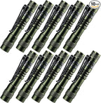 Beieverluck 10 Pack Small Mini Flashlights, Pocket Flashlight Penlight by Beieverluck