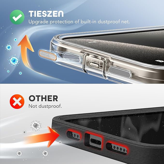 TIESZEN for iPhone 15 Pro Max Case, Compatible - Image 5