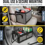 3-Section Modular Trunk Organizer XL – Car Storage - Image 5