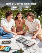 Hiluckey Solar Charger 25000mAh, Outdoor USB C Portable Power Bank - Image 6