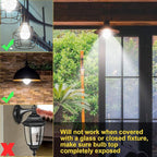 Aukora Motion Sensor Light Bulbs, 12W E26 Motion Activated Dusk to Dawn - Image 5