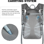 Seektop 20L Foldable Waterproof Hiking Backpack, Ultralight Small Lightweight - Image 6