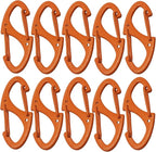 Small Carabiner Clips 1.6 inch Metal Double Sided Spring Gate Snap Hooks by Bytiyar