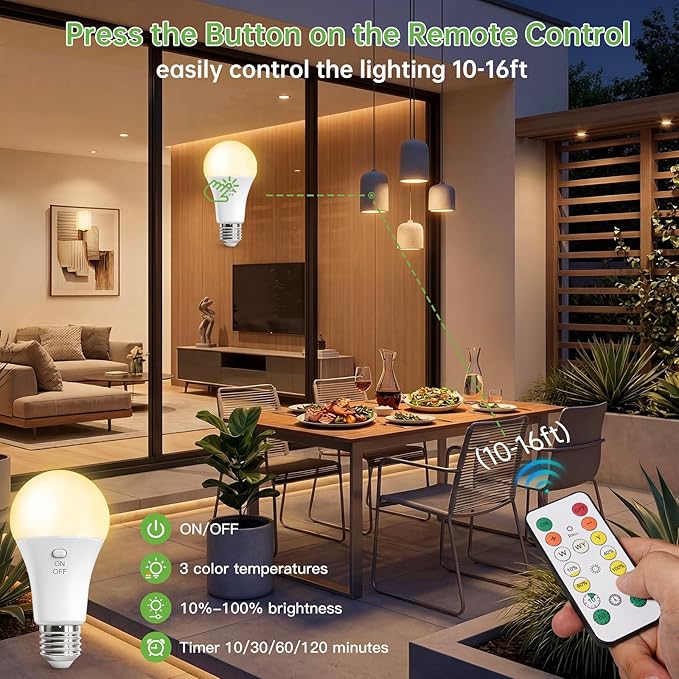 Kimjo Rechargeable Light Bulbs - Image 3