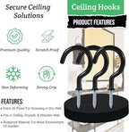 12 Pcs Ceiling Hooks for Hanging Plants - Image 7