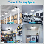 TANBABY 2 Pack LED Garage Lights, 250W Deformable Garage Light, Total 50000LM - Image 7