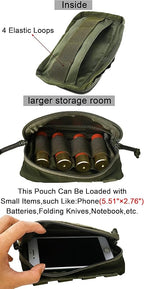 Tactical Molle Admin Pouch Chest Rig Small Molle Chest Pouch Utility MOLLE/Belt - Image 5