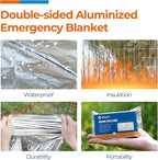 K Kingstar Emergency Blankets 10 Packs, Bulk Survival Blankets - Image 4